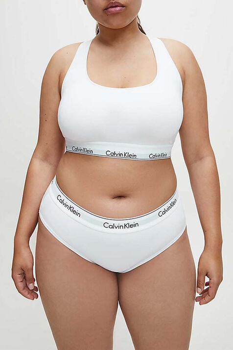 טופ ספורטיבי לבן פלאס סייז CALVIN KLEIN